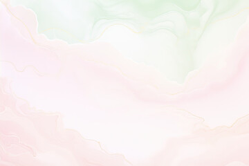 Poster - This painting features a mesmerizing blend of vibrant pink and green hues, creating a harmonious and eye-catching background. The colors flow together seamlessly, evoking a sense of peace and beauty