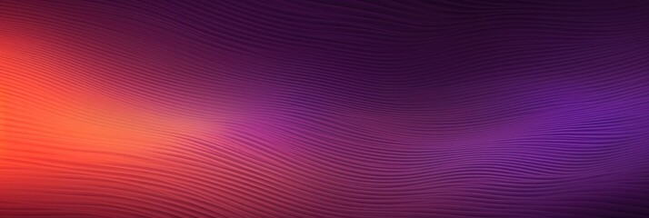 Poster - mesmerizing purple and orange background with wavy lines creating a dynamic and vibrant visual impact. The colors blend harmoniously, evoking a sense of energy and movement