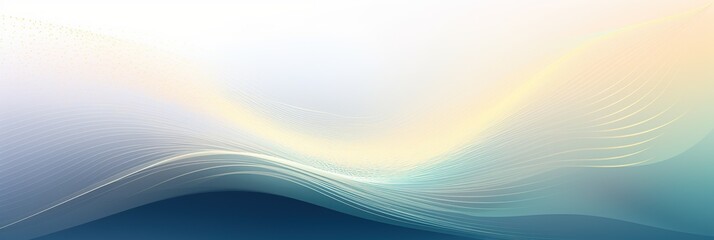 Poster - A mesmerizing abstract background featuring swirling waves of blue and white, creating a dynamic and fluid pattern