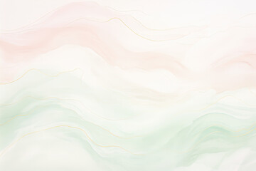Aufkleber - A visually appealing photo featuring a white and pink background with a mesmerizing wavy design, creating a serene and soothing atmosphere