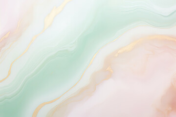 Poster - pink and green marble, showcasing the natural beauty and unique patterns of this exquisite stone