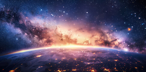 Wall Mural - galaxy in space