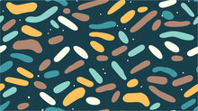 Cute colorful lines simple seamless vector pattern. Colorful capsules background. Retro seamless abstract geometric pattern. Bowling pattern background.