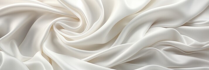 Aufkleber - Intricate details of delicate white fabric, creating a dreamy and ethereal atmosphere with its soft folds and textures