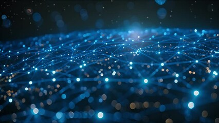 Poster - Information superhighway showcased in dynamic animation.