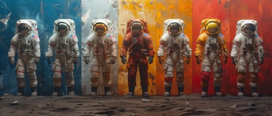 Wall Mural - Images provided an astronaut