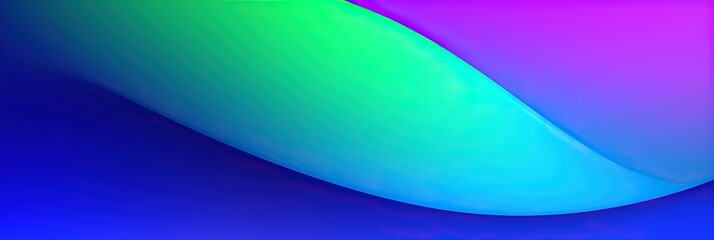 Sticker -  Abstract Gradient with Flowing Green, Blue, and Pink Hues