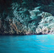 Blue Cave in Montenegro, the tourist attraction
