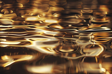 Poster - Abstract background with reflections and caustics. Futuristic background image. Created with Generative AI technology.