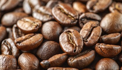 Wall Mural - texture of coffee beans