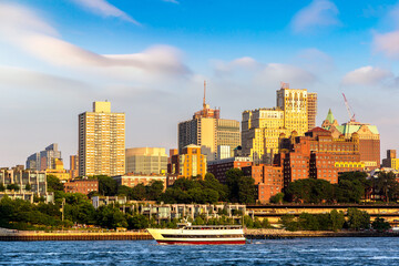 Wall Mural - Brooklyn in New York at sunset