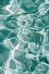 Poster - Abstract background with reflections and caustics. Futuristic background image. Created with Generative AI technology.