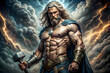 Thor, figure from Norse mythology, man, strength, god, hammer, god of thunder, protector