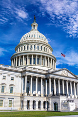 Canvas Print - The United States Capitol building