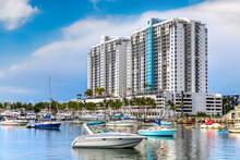 Residential Buildings In Miami Beach