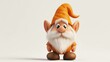 This is an image of a cute and friendly 3D cartoon gnome.