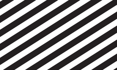 Poster - Stripes diagonal pattern. White on black. pattern with oblique black lines Vector illustration. 