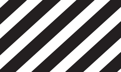 Poster - Horizontal Black and White Stripes. Vector illustration.