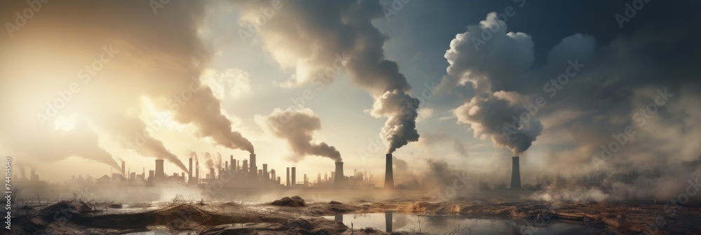 Pollution Casting Shadow on Green Future - This powerful image of ...