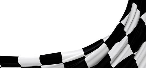 Wall Mural - Checkered flag, race flag background