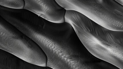 Poster - An intricately textured landscape of endless grains, captured in stunning monochrome to evoke the raw beauty and simplicity of nature's patterns