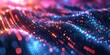 © Natalia - Abstract background of digital dots. Generative AI.