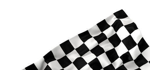 Wall Mural - background of checkered flag pattern