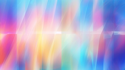 Wall Mural - Vintage Color Holographic Abstract Multicolored Backgound Photo Overlay, Screen Mode for Vintage Retro Looking, Rainbow Light Leaks Prism Colors, Trend Design Creative Defocused Effect, Blurred Glow