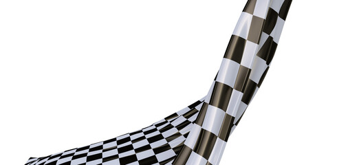 Wall Mural - checkered flag, end race background