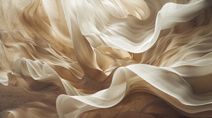 Fototapete - An intricate tapestry of verdant leaves and earthy hues, capturing the essence of nature's vibrant beauty