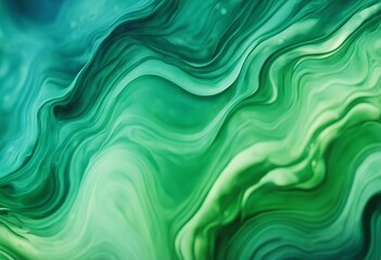 Abstract watercolor paint background by teal color blue and green with liquid fluid texture Different shades of green