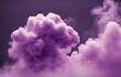 A purple cloud of smoke is floating in the air., Purple smoke background, Abstract cloud between purple haze