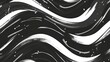 Wavy and swirled brush strokes seamless pattern. Abstract background for wallpaper, web banner, wrapping paper, textile. Hand drawn ink texture. Brushstrokes, smears, lines, squiggle pattern.