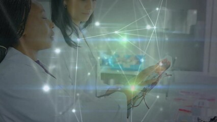 Poster - Animation of connections over diverse scientists