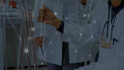 Poster - Animation of connections over diverse scientists