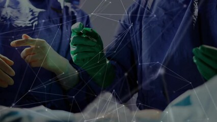 Poster - Animation of connections over diverse surgeons