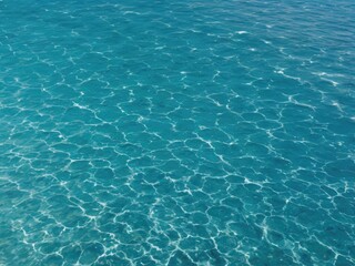 Wall Mural - The texture of the water surface is viewed from above.