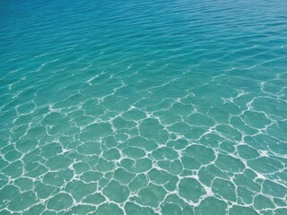 Wall Mural - The texture of the water surface is viewed from above.