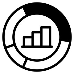 Statistical pie chart / piechart icon