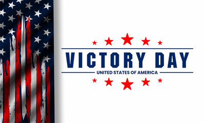 Victory Day United States vektor background 