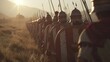 The sight of the Macedonian Phalanx approaching strikes fear in the hearts of even the bravest soldiers.