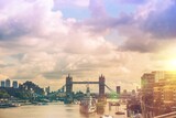 Fototapeta Big Ben - London River Thames Panorama