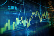 abstracted digital forex screen forex trading business charts. financial background