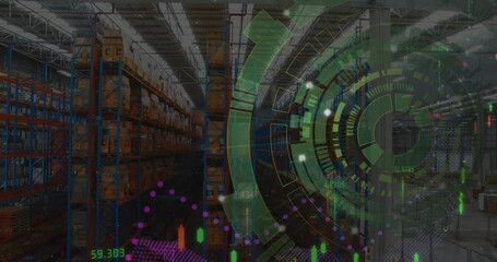 Poster - Animation of scope and data processing over warehouse