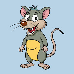 Rat animal pet vector illustration draw cartoon pretty cute
