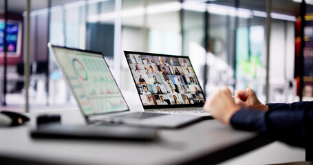Poster - Watching Online Video Conference Meeting