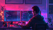 © avivmuzi - Programmers who work in software development on computers