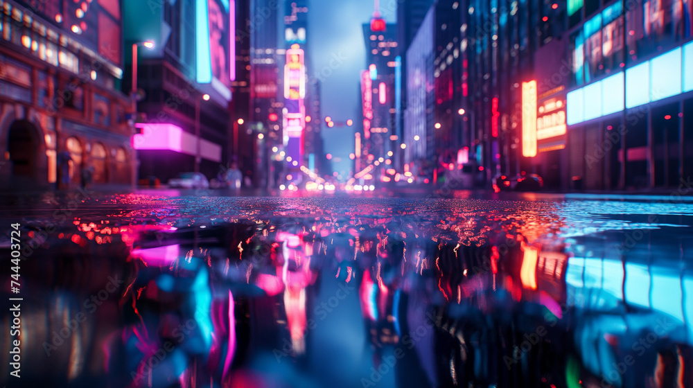 Foto de Stock 80s Retro Sci-Fi Background with Night City Skyline ...