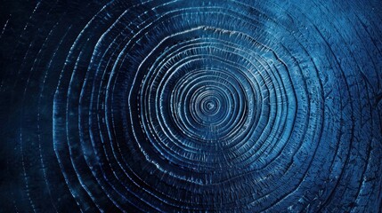 Poster - Hexagonal dark blue navy background texture 