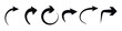 © PROPAGANDA - Curved arrow icons. curved arrows set. arrow symbol collection. vector